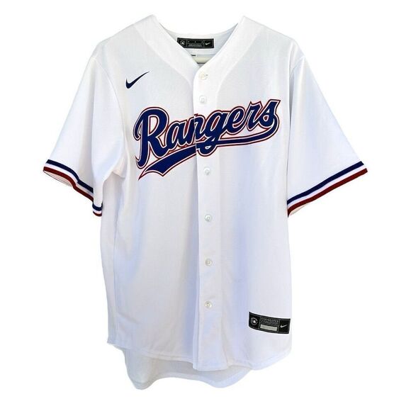 Nike Texas Rangers Corey Seager #5 Men's Dri-FIT Jersey White M - Picture 1 of 4